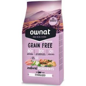 Ownat Prime Cat Sterilised Grain Free Chicken 8kg 